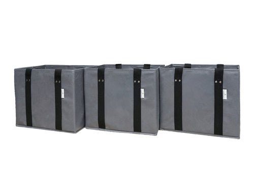 Premium Structured Box Bags - 3 Pack